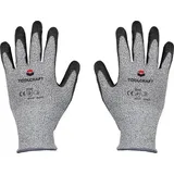 TOOLCRAFT TO-5621607 HPPE-Faser, Polyester, Kunstfaser, Polyurethan Schnittschutzhandschuh Größe (Handschuhe): 9 EN 388 CAT II