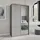 masseno Schwebetürenschrank VARO 120 x 205 x 60 cm Grau