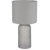 GLOBO Lighting Tischleuchte , Grau , Textil