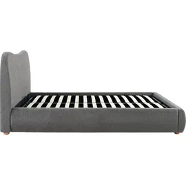 CLP Polsterbett Maido dunkelgrau/160x200 cm