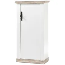 furn.design Highboard 71 x 146 cm Weiß