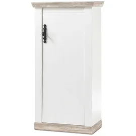 furn.design Highboard 71 x 146 cm Weiß