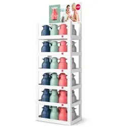 EMSA SAMBA WAVE Thermoskannen, 1 Liter, Elegante Isolierkanne mit praktischem Quick-Press Verschluss, 1 Lage = 54 Isolierkannen