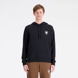 NEW BALANCE Herren Kapuzensweat Hoops Essentials, BK, M