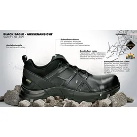 Haix Black Eagle Safety 50.1 Low - UK 10.5 / EU 45