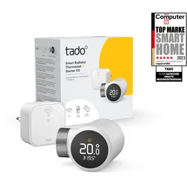 tado° Smartes Heizkörperthermostat X Starter Kit mit Bridge