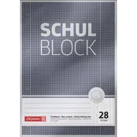 Brunnen 10X BRUNNEN Schulblock A4 Lin28 50Bl Premium