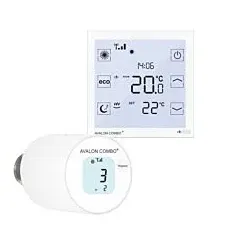 Blossom-ic Avalon Combo+ ACSE-3979 Funk-Raumthermostat und Heizkörperstellantrieb