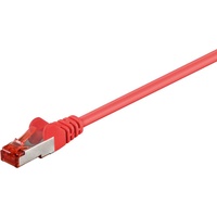 Goobay Netzwerkkabel (S/STP, Cat6 S/FTP (PiMF) red