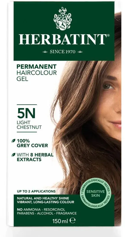 Herbatint® 5N Kastanie permanent Haar Coloration