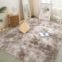 Menkala Hochflor Teppich Khaki 160x230 cm Modern Weich Flauschig Shaggy Teppiche Waschbarer rutschfest Langflor Fellteppich Kunstfell Carpet für Wohnzimmer Schlafzimmer Kinderzimmer Balkon Flur