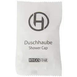 10x100 Duschhaube einzeln verpackt Transparent Einheitsgröße für Hotels und Gastgewerbe