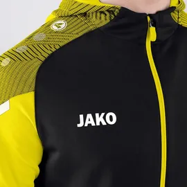 Jako Performance Trainingsanzug Polyester mit Kapuze Kinder 808 schwarz/soft yellow 128