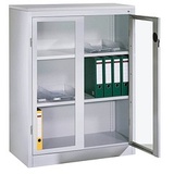 Californian Products CP Stahlschrank 8531-055 S10179 lichtgrau, Acrylglas 120,0 x 50,0 x 120,0 cm, aufgebaut