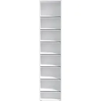 Forte Canberra 46 x 206,5 x 29,5 cm schwarz-weiß matt / schwarz-weiß