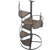 Ejoyous Pflanzenregal Metall Pflanzenständer Blumentopfständer Mehrstöckig Pflanzentreppen Modernes Blumenregal Pflanzenregal Display Rack, für Innen WohnzimmerGarten Balkon Deko