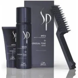 Wella Professional SP Men Gradual Tone schwarz 60 + Sensitive Shampoo 30 ml