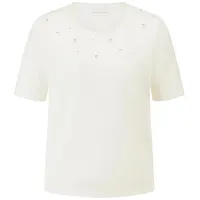 Rundhals-Shirt St. Emile weiss, 40
