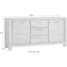 GUTMANN FACTORY Tunis 180 x 85 x 47 cm Beige