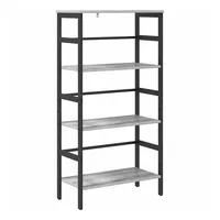 VidaXL Bücherregal 60 x 29,5 x 115 cm Grau