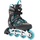 K2 Alexis 80 Alu Inline Skates, Grey - Cyan, EU: 40