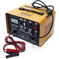 Wiltec Batterieladegerät 12V 24V 16A Batterie, Ladegerät für Motorräder, Kfz, Lkw, Akkuladegerät Wbl-gzl30 mit Schnellladung