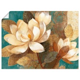 Artland Wandbild »Türkise Magnolien«, Blumen, (1 St.), als Poster, Wandaufkleber in verschied. Größen braun B/H: 60 cm x 45 cm