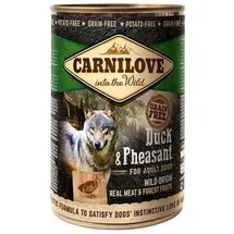 CARNILOVE Wild Meat Duck & Fasan Nassfutter Hund (Dose) x 400 g