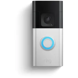 Ring Battery Doorbell Plus – Schwarz, Nickel