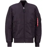 Alpha Industries MA-1 VF 59 Long Jacke - Plum - M