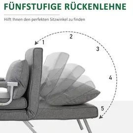 Homcom Schlafsofa mit 3-in-1 Multifunktion 65 x 69 x 80 cm