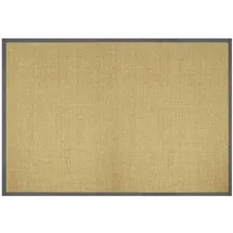 Karat Sisal-Teppich Amazonas Natur Bordüre: Graphit