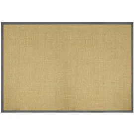 Karat Sisal-Teppich Amazonas Natur Bordüre: Graphit