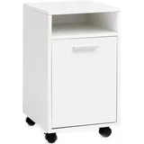 FineBuy Rollcontainer 33x38x60 Weiß