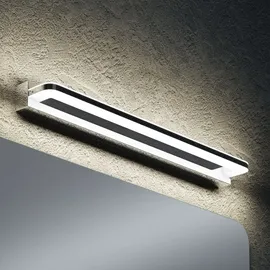 doporro LED Badlampe Spiegellampe 4000K Badezimmer Lampe led Wandleuchte Chrom 14W SparkLuxe