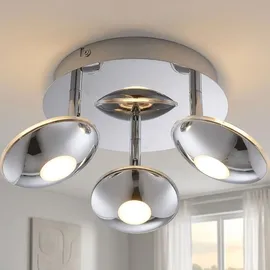 GLOBO Deckenleuchte 3-flg. schwenkbar Chrom