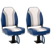 vidaXL Bootssitze mit Podest 2 Stk. 360° Drehbar