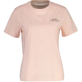 GANT T-Shirt mit Label-Print, Weiss, XXL