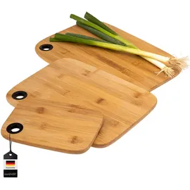 bremermann Schneidebrett-Set Holz 3 St. onesize Braun