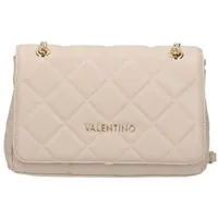 Valentino Ocarina Umhängetasche Kunstleder Beige/Weiß