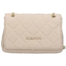 Valentino Ocarina Umhängetasche Kunstleder Beige/Weiß