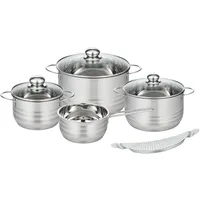 ELO Brillant Topf-Set 5-tlg. Kochtopf + Suppentopf + 3 x Deckel