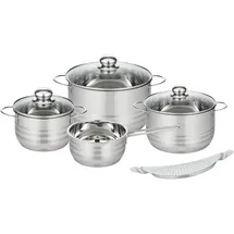 ELO Stahlwaren GmbH Brillant Topf-Set 5-tlg. Kochtopf + Suppentopf + 3 x Deckel