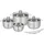 ELO Stahlwaren GmbH Brillant Topf-Set 5-tlg. Kochtopf + Suppentopf + 3 x Deckel