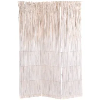 DESIGN DELIGHTS Raumteiler, Weiß, Naturmaterialien, 120x160x3 cm, Wohnzimmer, Raumteiler & Paravents, Paravents