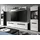 inn.furn Wohnwand in Weiß und Grau 272 cm Cooper