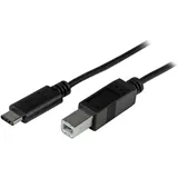 Startech StarTech.com 1m USB 2.0 USB-C auf USB-B Kabel - USB Anschlusskabel