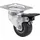 Roadinger Lenkrolle 50mm grau mit Bremse
