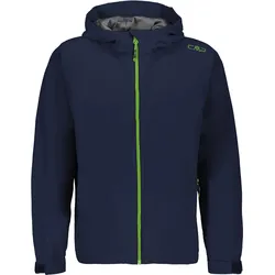 CMP KID JACKET FIX HOOD BLACK BLUE