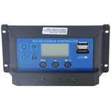 Solarladeregler,Solarladeregler 12V 24V,Solarladeregler 20A,LCD Solarladeregler,Solarpanel Batterie Intelligenter Regler,Solar Automatischer Identi...